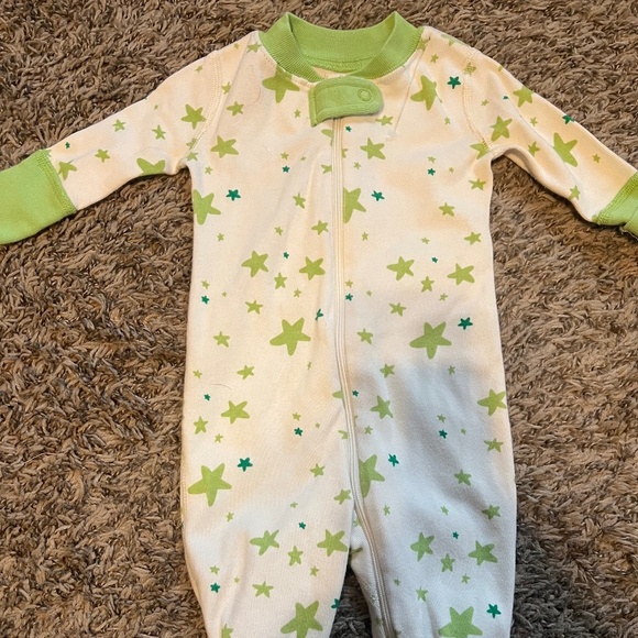 Hanna Andersson "Moon and Back" footless zipper sleeper 0-3 months 50cm - Picture 1 of 4